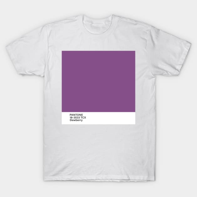 pantone 18-3533 TCX Dewberry T-Shirt by princessmi-com